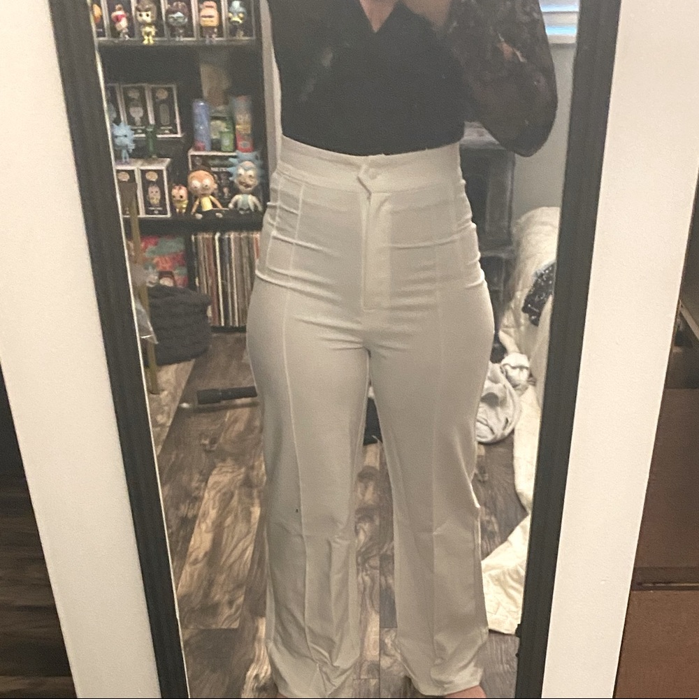 White dress pants